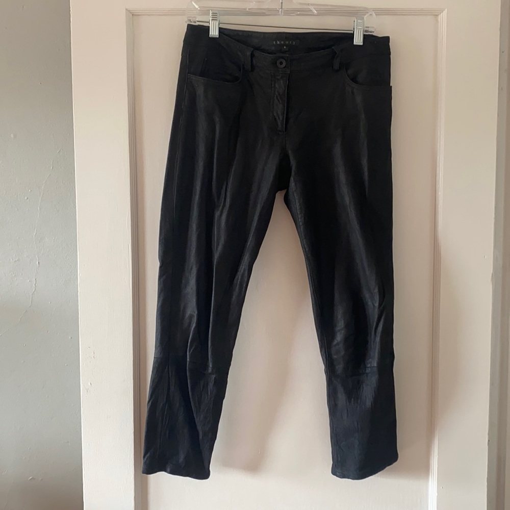 100% real leather pants